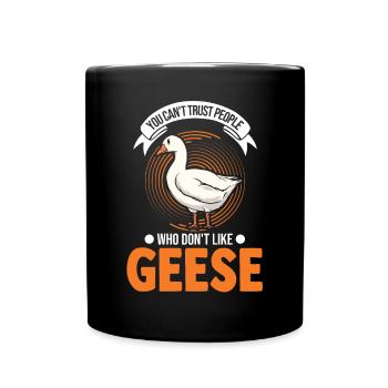 Oies Cadeau oie Amateurs Éleveurs d’oies Éleveurs d’oies - Mug uni - noir - Devant
