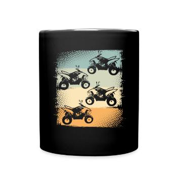 Quad VTT Tout-terrain Quad Riders - Mug uni - noir - Devant