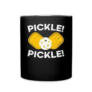 Pickle Pickle Paddle Sport Coach Joueur de pickleball - Mug uni - noir - Devant
