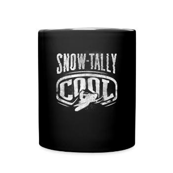 Snowmobile Riding Snowmobiling Snowtally Cool Pun - Tasse einfarbig - Schwarz - Vorne