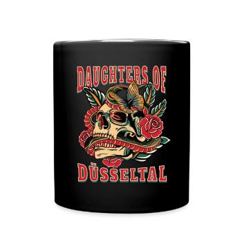 Düsseldorf daughters of Düsseltal - Tasse einfarbig - Schwarz - Vorne