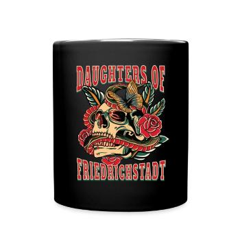 Düsseldorf daughters of Friedrichstadt - Tasse einfarbig - Schwarz - Vorne