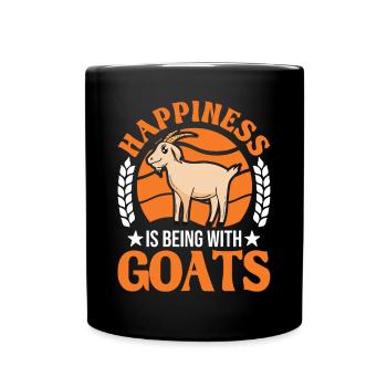 Goats Luck Goat Host Goat - Full Colour Mug - black - Front