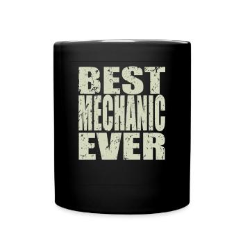 Best Mechanic ever Mechanic Gift - Full Colour Mug - black - Front