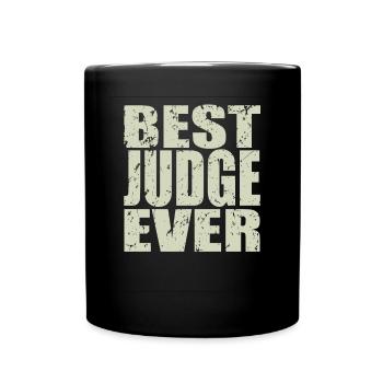 Best Judge ever Richter Gift - Full Colour Mug - black - Front