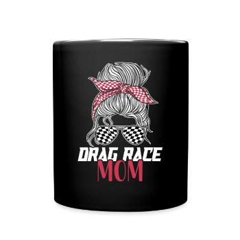 Drag Race Racing Sunglasses Mom - Full Colour Mug - black - Front