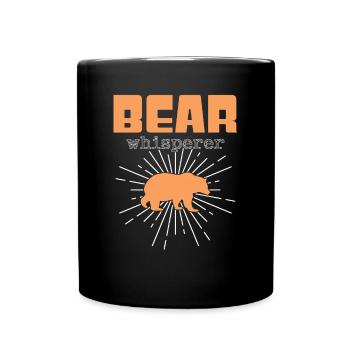Chuchoteur d’ours - Mug uni - noir - Devant