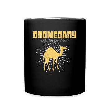 Chuchoteur dromadaire - Mug uni - noir - Devant