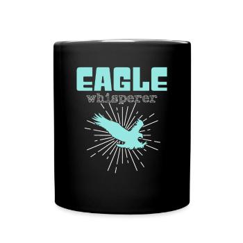 Chuchoteur d’aigle - Mug uni - noir - Devant