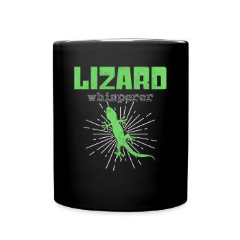 Lizard Whisperer - Full Colour Mug - black - Front