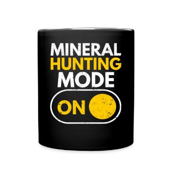 Géologue chasseur de roches Rock Hunter Rockhounding - Mug uni - noir - Devant