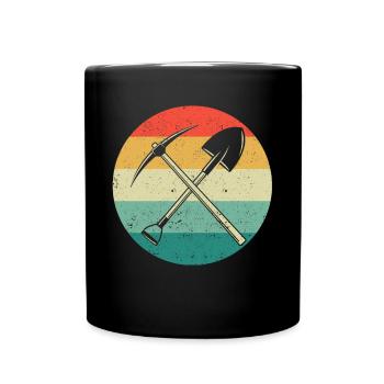 Chasse aux roches Géologue Outils de terrain Chasseurs de roches - Mug uni - noir - Devant