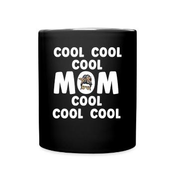 Maman cool - Mug uni - noir - Devant