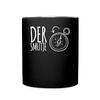 Der Smutje - Tasse einfarbig - Schwarz - Vorne