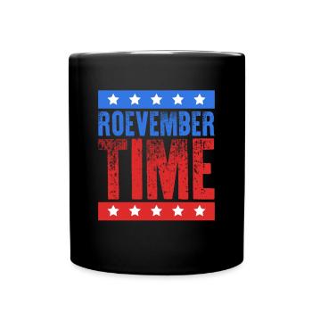 Roevember Time Shirt Cadeau USA Amérique Drapeau - Mug uni - noir - Devant