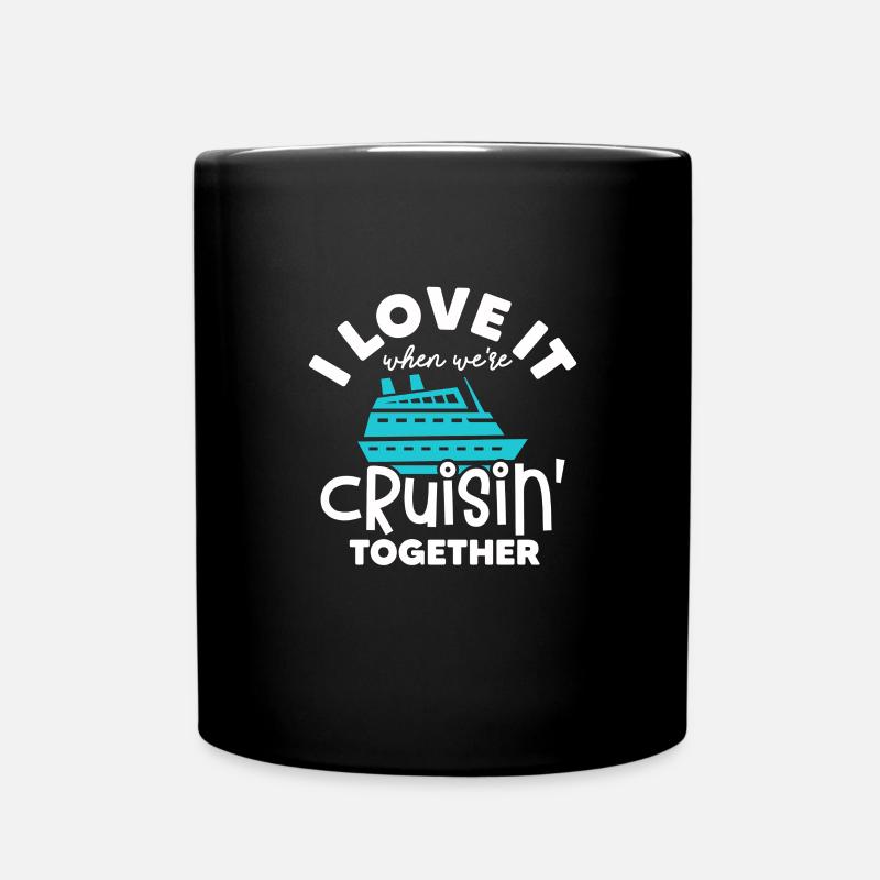 Kreuzfahrt - Tasse einfarbig - Schwarz