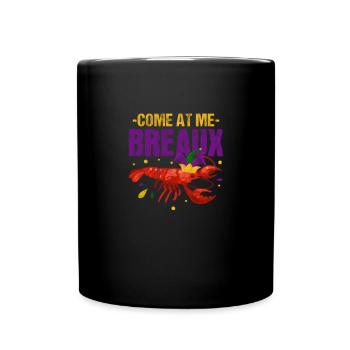 Languste Langusten Meeresfrüchte Krebs Geschenk - Tasse einfarbig - Schwarz - Vorne