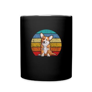 Welsh Corgi Dog Dog Dog Race Cadeau - Mug uni - noir - Devant