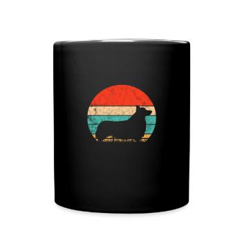 Welsh Corgi Dog Dog Dog Race Cadeau - Mug uni - noir - Devant