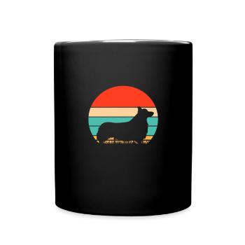 Corgi - Full Colour Mug - black - Front