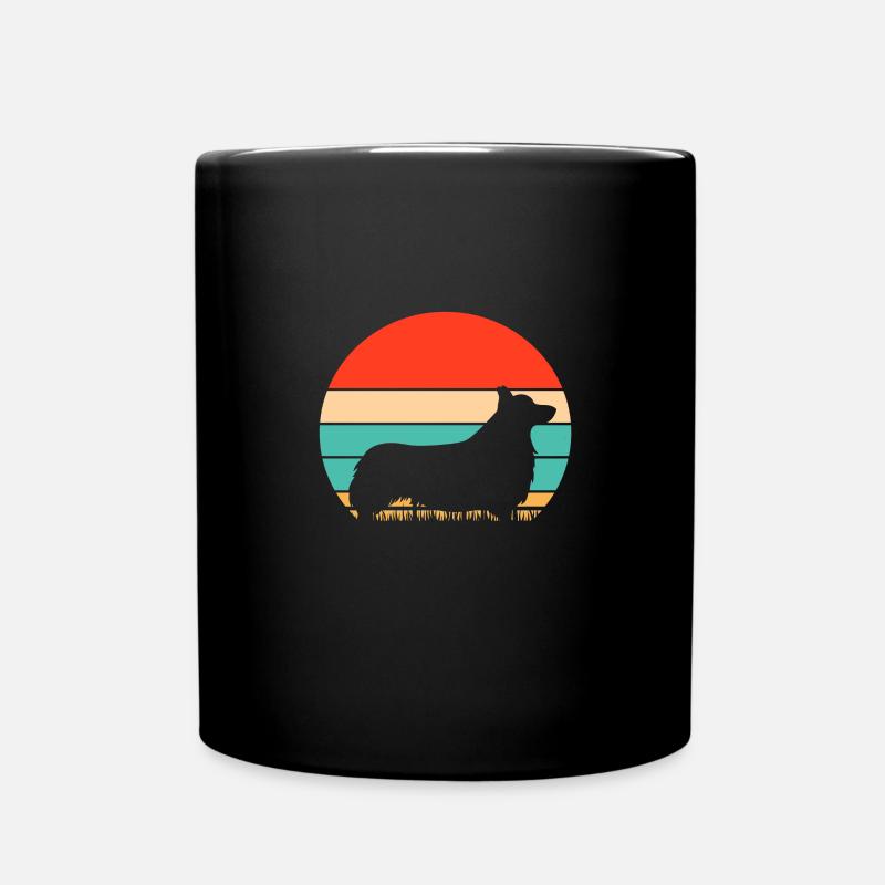 Corgi - Tasse einfarbig - Schwarz