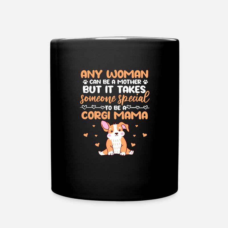 Corgi - Mug uni - noir