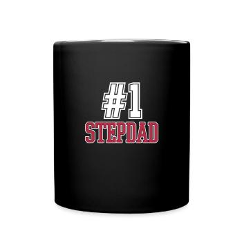 Stepfather Father Stepdad Papa Father's Day Gift - Full Colour Mug - black - Front