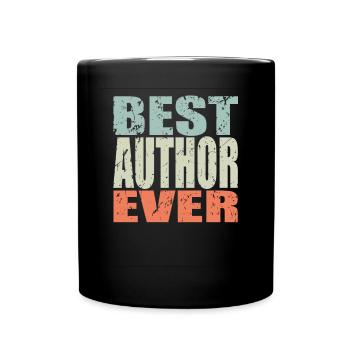 Best Author ever Author Gift - Full Colour Mug - black - Front