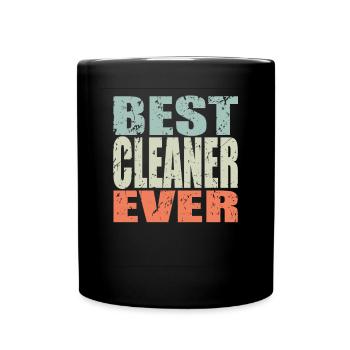 Best Cleaner ever Cleaner Gift - Full Colour Mug - black - Front