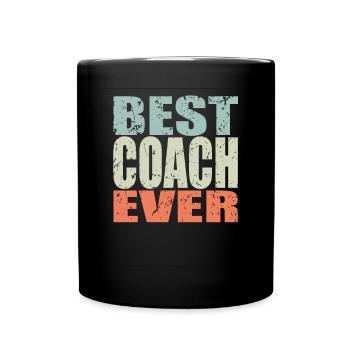 Best Coach ever Coach Gift - Full Colour Mug - black - Front