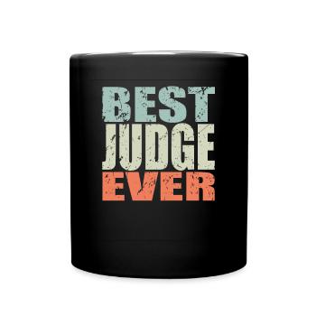 Best Judge ever Richter Gift - Full Colour Mug - black - Front