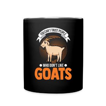 Chèvre Cadeau Chèvre Gardien Chèvre - Mug uni - noir - Devant