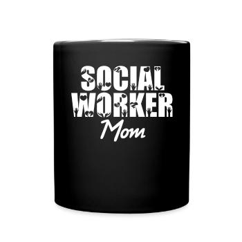 School Social Work Month Social - Tasse einfarbig - Schwarz - Vorne