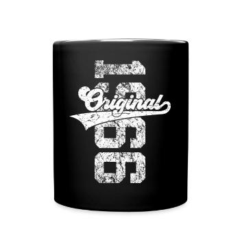 60. GEBURTSTAG ORIGINAL 1966 - Tasse einfarbig - Schwarz - Vorne