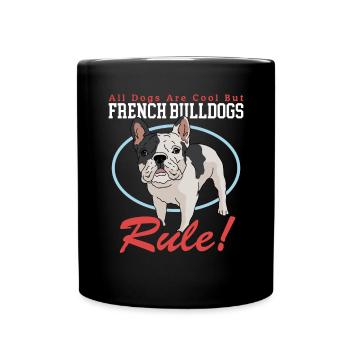 Bouledogue français Cadeau bouledogue français - Mug uni - noir - Devant