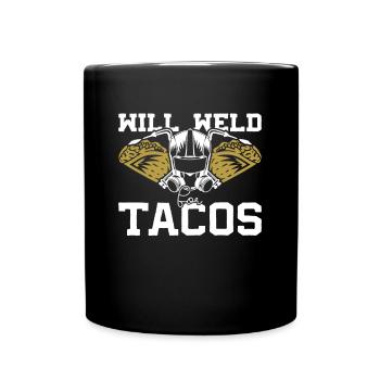 Soudeur Tacos Soudeurs Artisans Métallurgistes - Mug uni - noir - Devant
