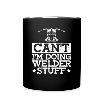 Soudeur Mme Soudeur Artisan Métallurgiste - Mug uni - noir - Devant