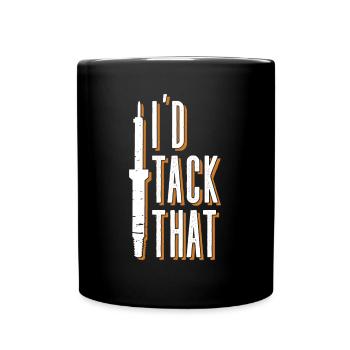 Schweißer Schweißen Handwerker Metallbauer - Tasse einfarbig - Schwarz - Vorne