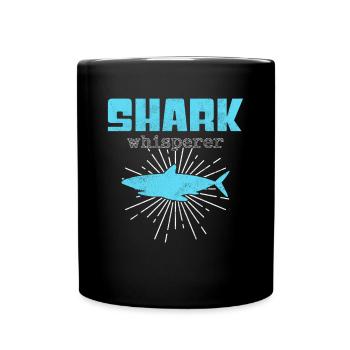 Chuchoteur de requin - Mug uni - noir - Devant