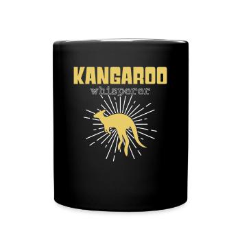 Kangaroo Whisperer - Full Colour Mug - black - Front