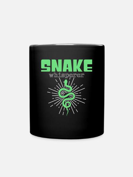 Schlangen Flüsterer - Tasse einfarbig - Schwarz