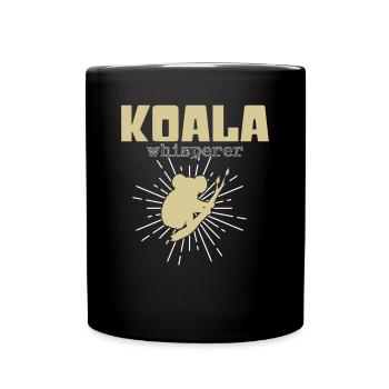 Chuchoteur de koala - Mug uni - noir - Devant