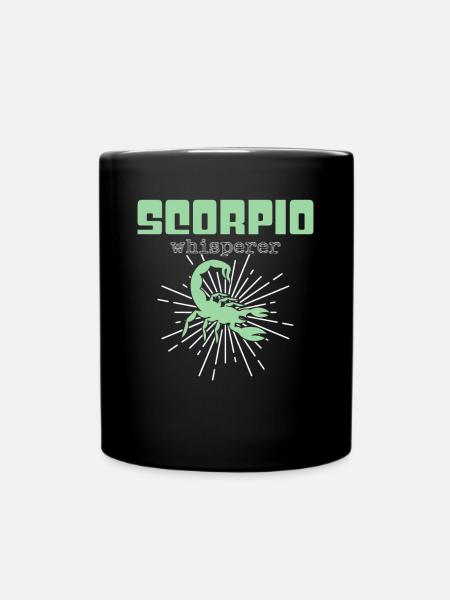 Skorpion Flüsterer - Tasse einfarbig - Schwarz