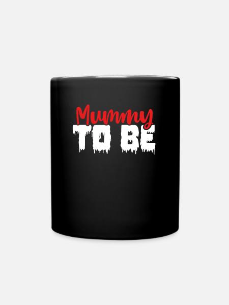 Werdende Mutter - Tasse einfarbig - Schwarz
