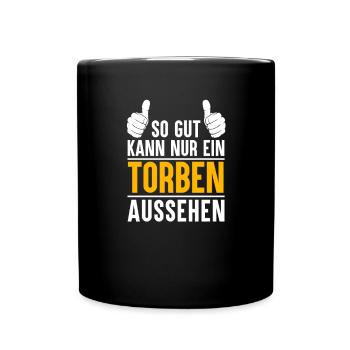 Torben Vorname Name Geschenk - Tasse einfarbig - Schwarz - Vorne
