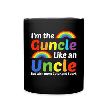 Funny Guncle-homosexual - Full Colour Mug - black - Front