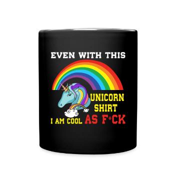 Drôle sarcastique - Mug uni - noir - Devant