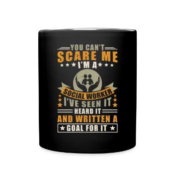 School Social Work Month Hands You - Full Colour Mug - black - Front