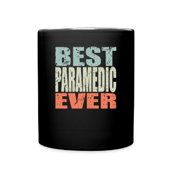 Best paramedic ever - Full Colour Mug - black - Front