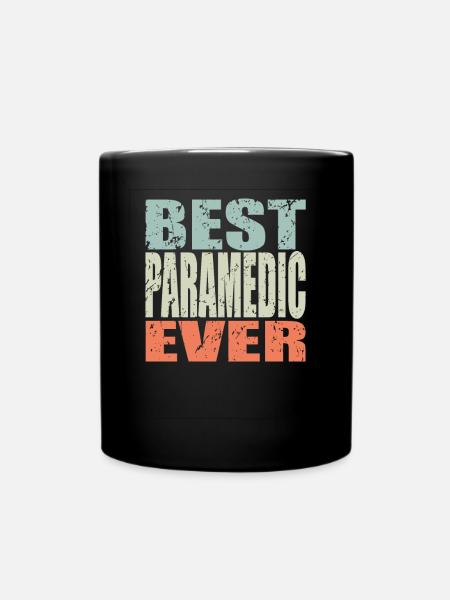 Best paramedic ever - Full Colour Mug - black